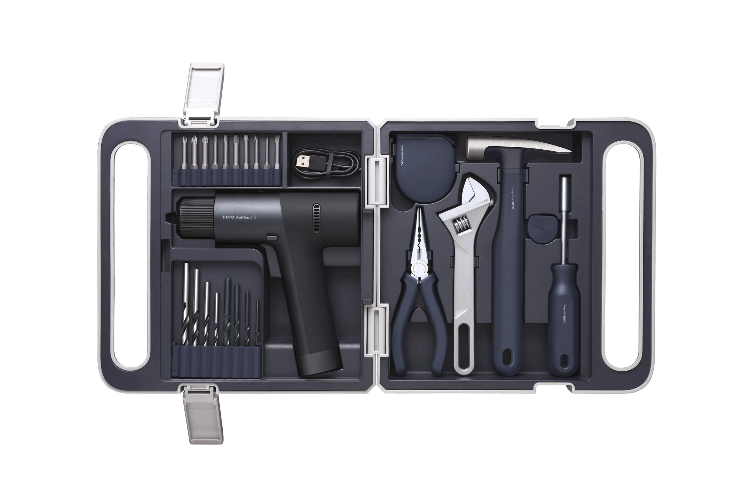 Amazon | HOTO 12V ブラシレスドリルドライバーセット 工具セット 最大  