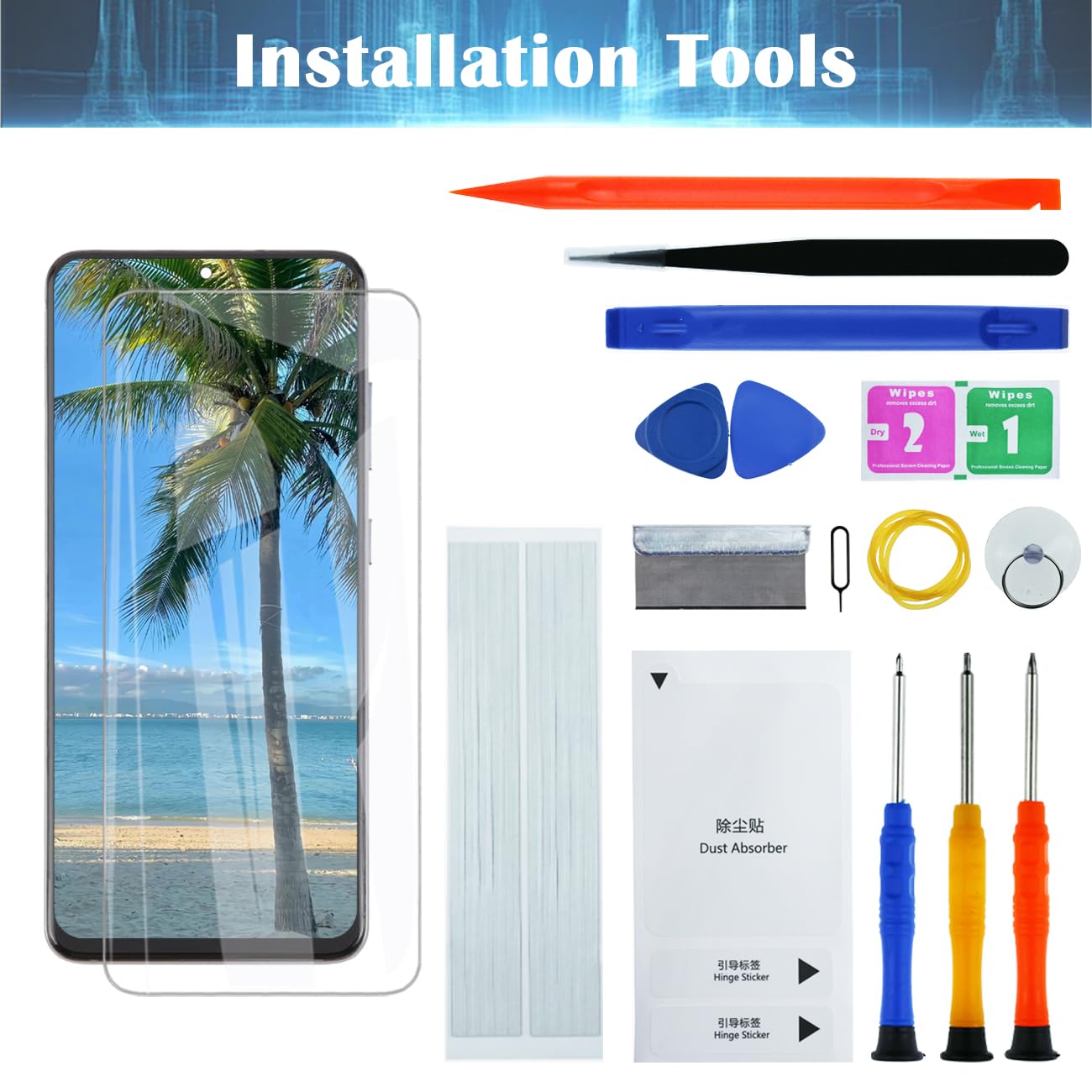 H&LYCYJ Pantalla LCD original para Samsung Galaxy S20 Plus 5G OLED G986 G986F G986F/DS, kit de repuesto con marco (negro, compatible con huellas dactilares)