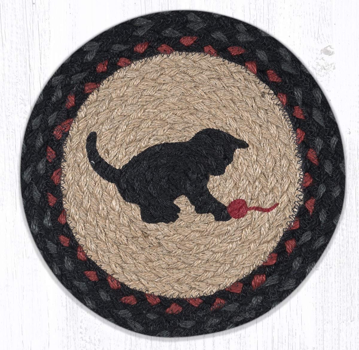 Earth Rugs 80-238K Trivet, Black
