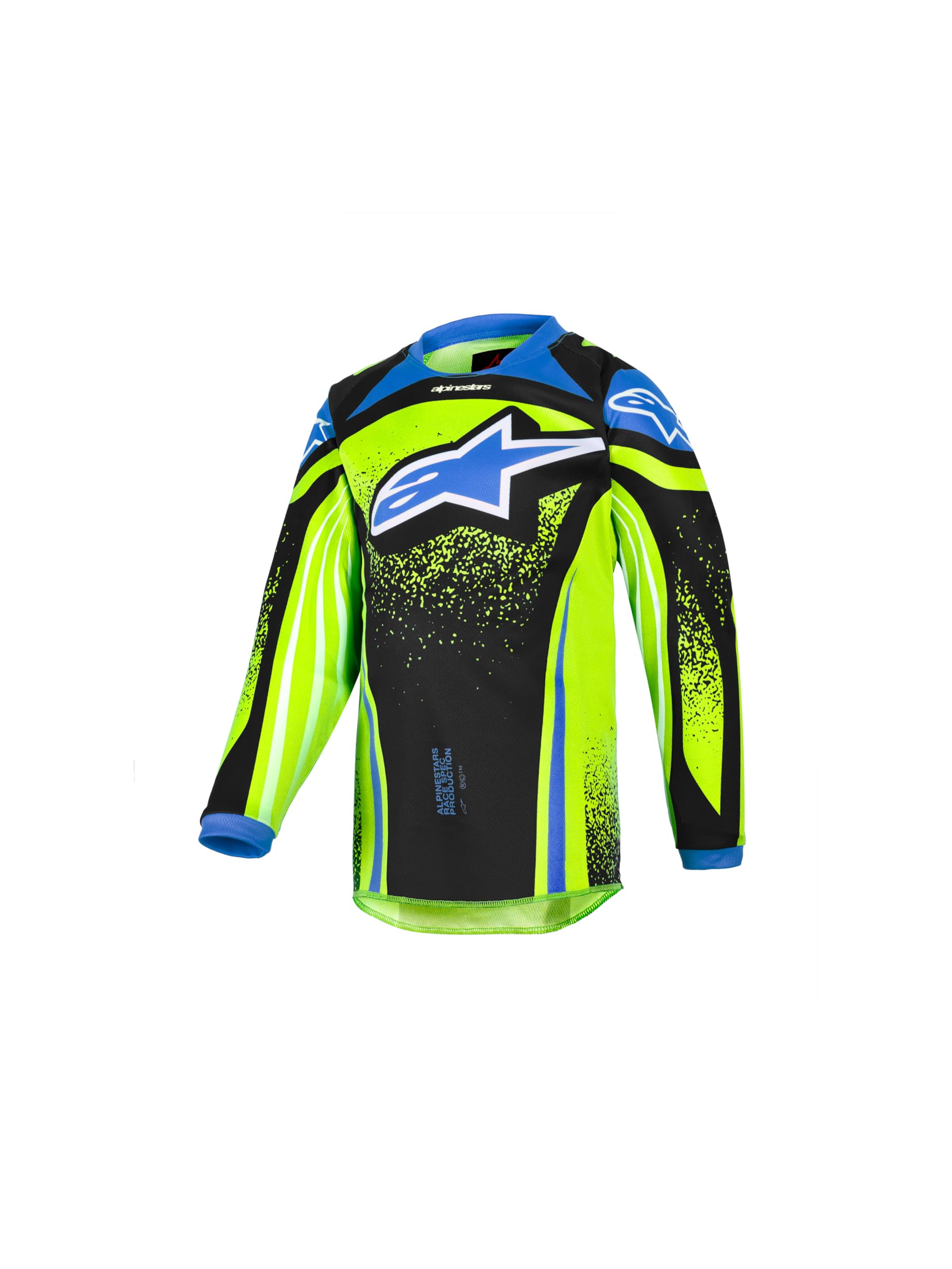 Alpinestars Unisex Kids Dark Blue Racer Nomur Kids Motocross Jersey