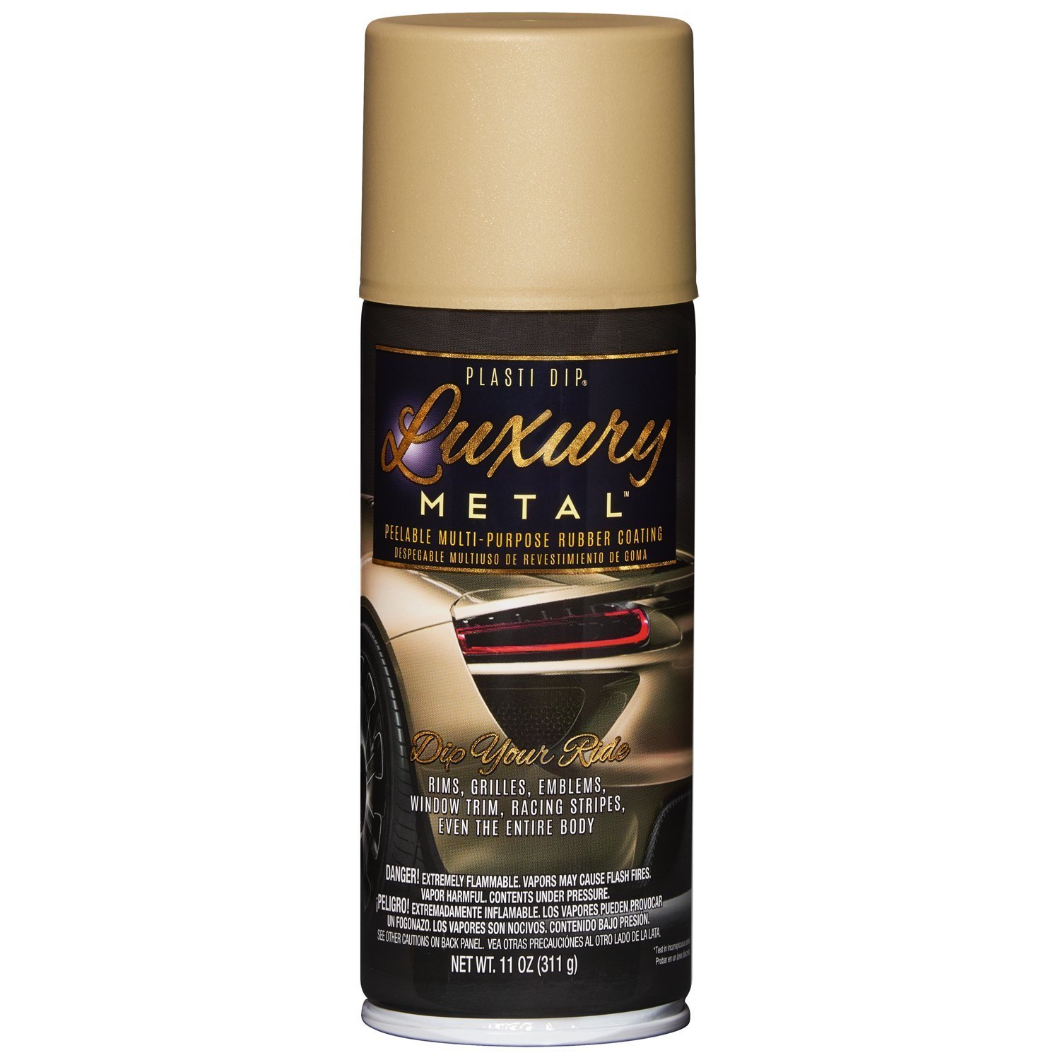 Plasti Dip Plastic/Rubber Paint - Spray - Luxury Metal (Lime Gold Metallic)