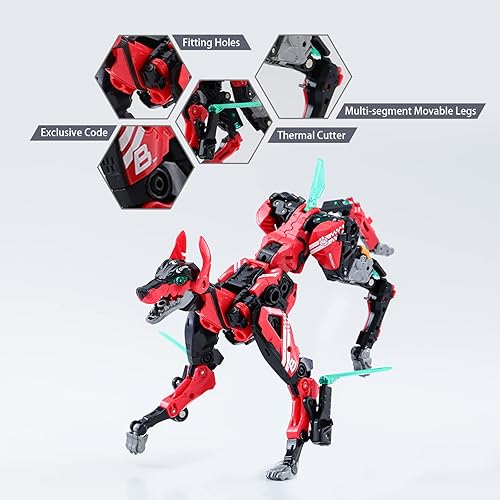 Miniatura 4 de 52TOYS Beastbox Boney - Figura de acción de juguete de deformación, juguetes de conversión en mecha y cubo, regalo perfecto de fiesta de cumpleaños