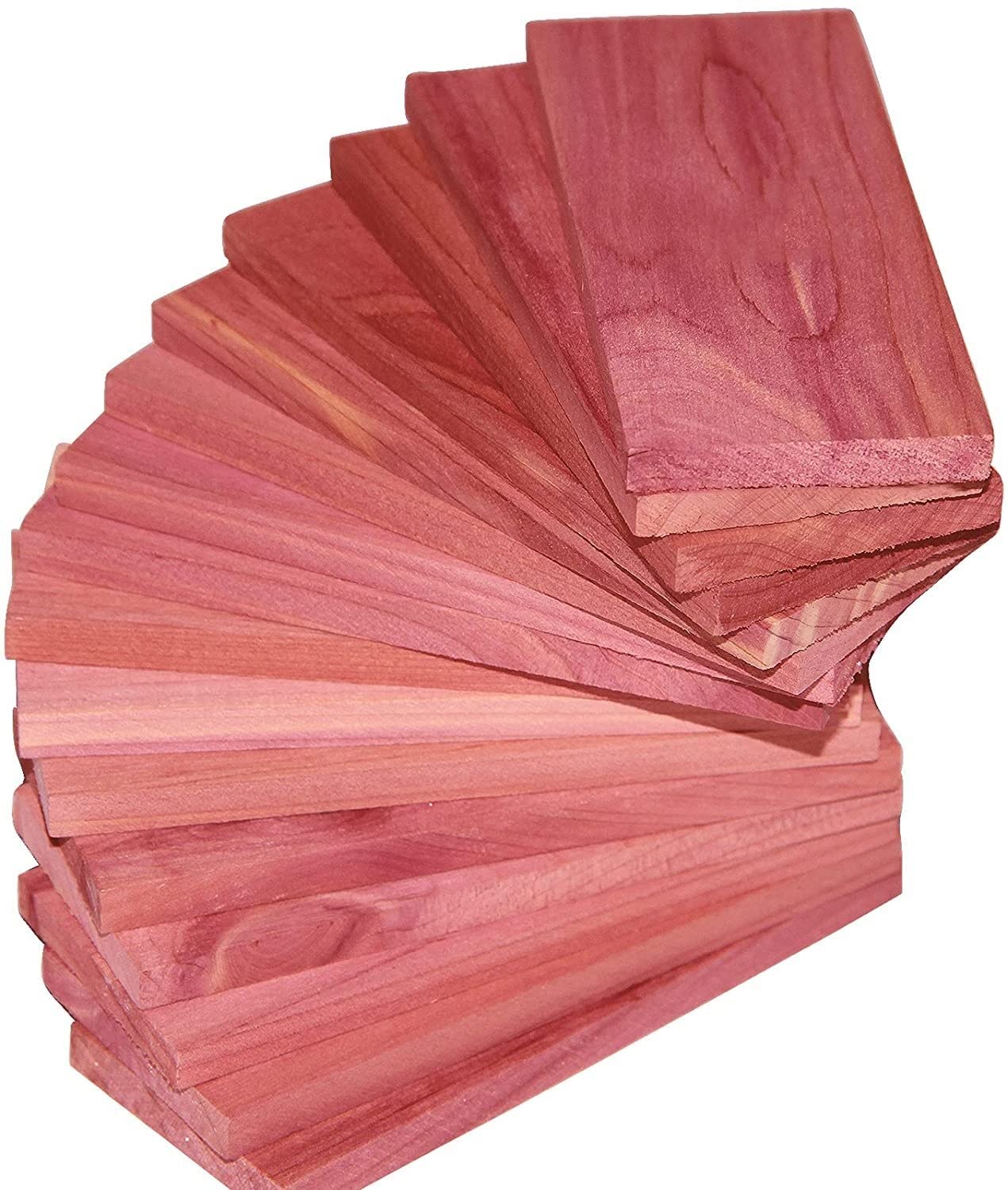 Cedar Blocks for Clothes Storage and Closet Organization - Natural Cedar Hang Ups and Blocks for Drawer Freshening and Clothes Protection(16 pcs Blocks)