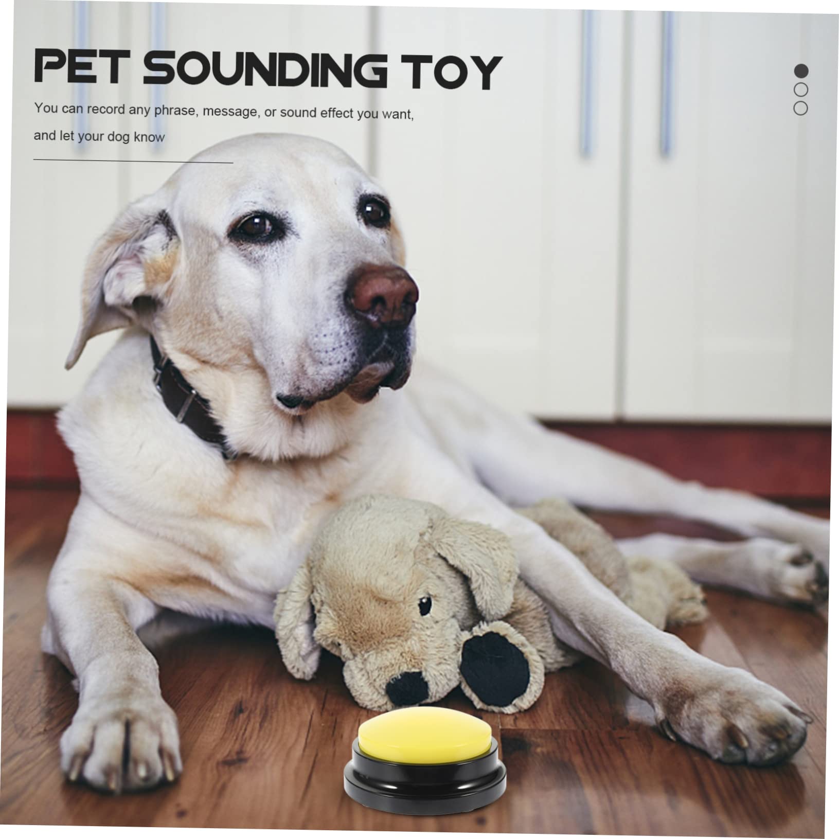 BESPORTBLE High Volume Dog Buttons Interactive Recording Button for Pet Talking Pet Buttons for Dogs Dog Doorbell