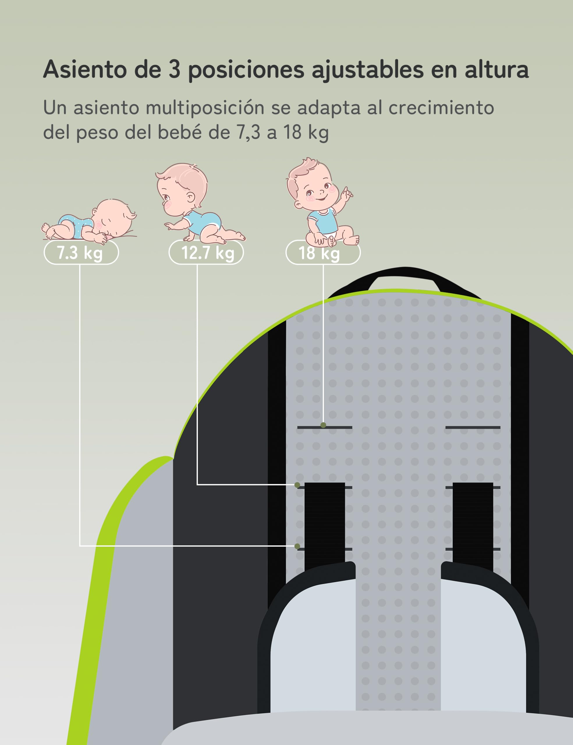 besrey Porte-bébé de randonnée, Sac à dos pour enfant, à usage en extérieur, Pliable