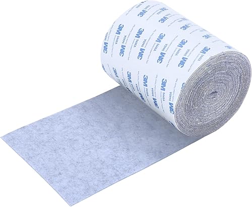 Felt Furniture Pads, Non Slip Self Adhesive Cuttable Felt Tape Black Heavy Duty Felts Strip Roll for Protecting Hardwood Floors Chair Wall Protector (40 x 5 x 0.12 Inch)(Grey,5"x 120")