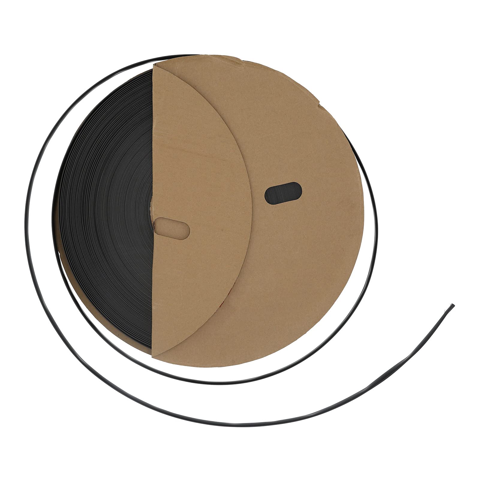 Funda termorretráctil de 15 mm - Tubo de Pared Simple de poliolefina de 100 m para protección de Cables eléctricos Envoltura de Aislamiento Los Cables se Encoge a 7,5 mm