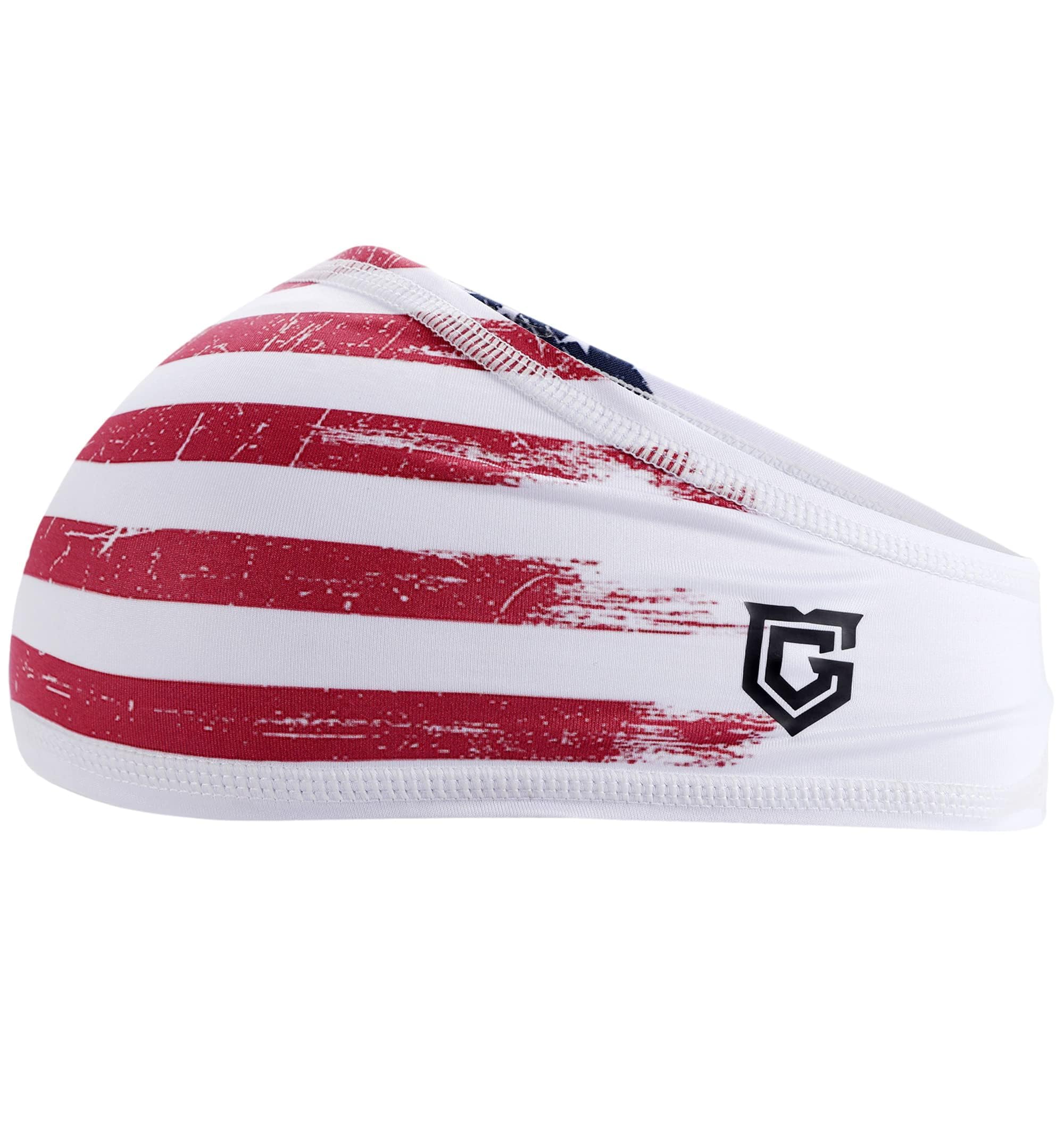 Gridiron Gladiator Football Bandana - Skull Headwrap, Sports Head Wrap for Men's Workout