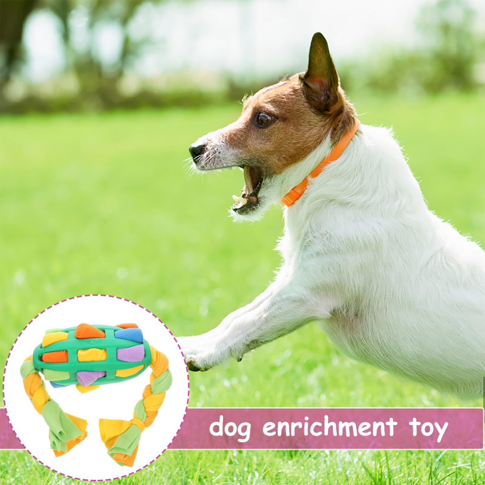 POPETPOP Interaktiver Schnüffelball für Hunde aus TPR Futterausgabe für Leckerli Welpen und Hunde Spielzeug