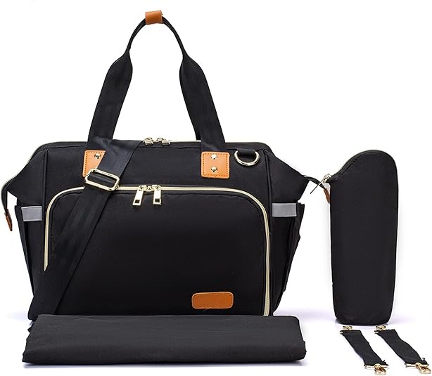 Borsa Fasciatoio Per Neonato Multifunzionale - Grande Capacità, Elegante E Ideale Per Viaggi - Foto 7