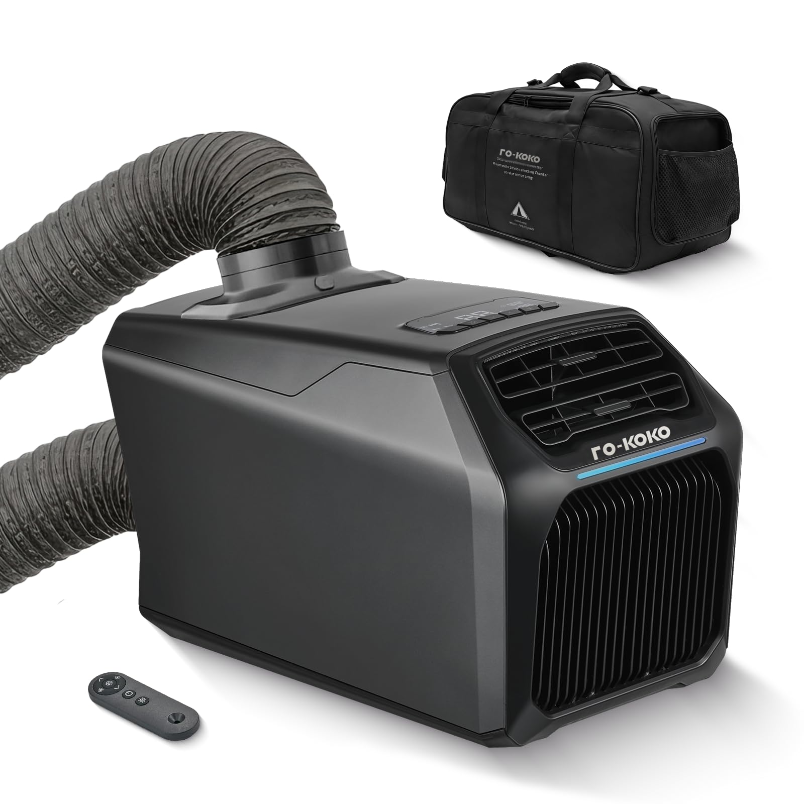 View 1 of **PARTS ONLY** FO-KOKO Dual Hose Portable Air Conditioner & Heater - 6800 BTU
