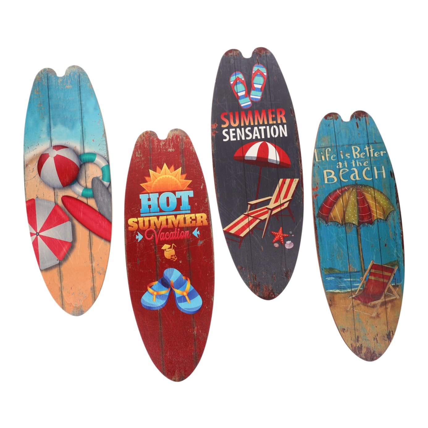Décoration de surfboards pour orner un mur vide et créer un décor océanique