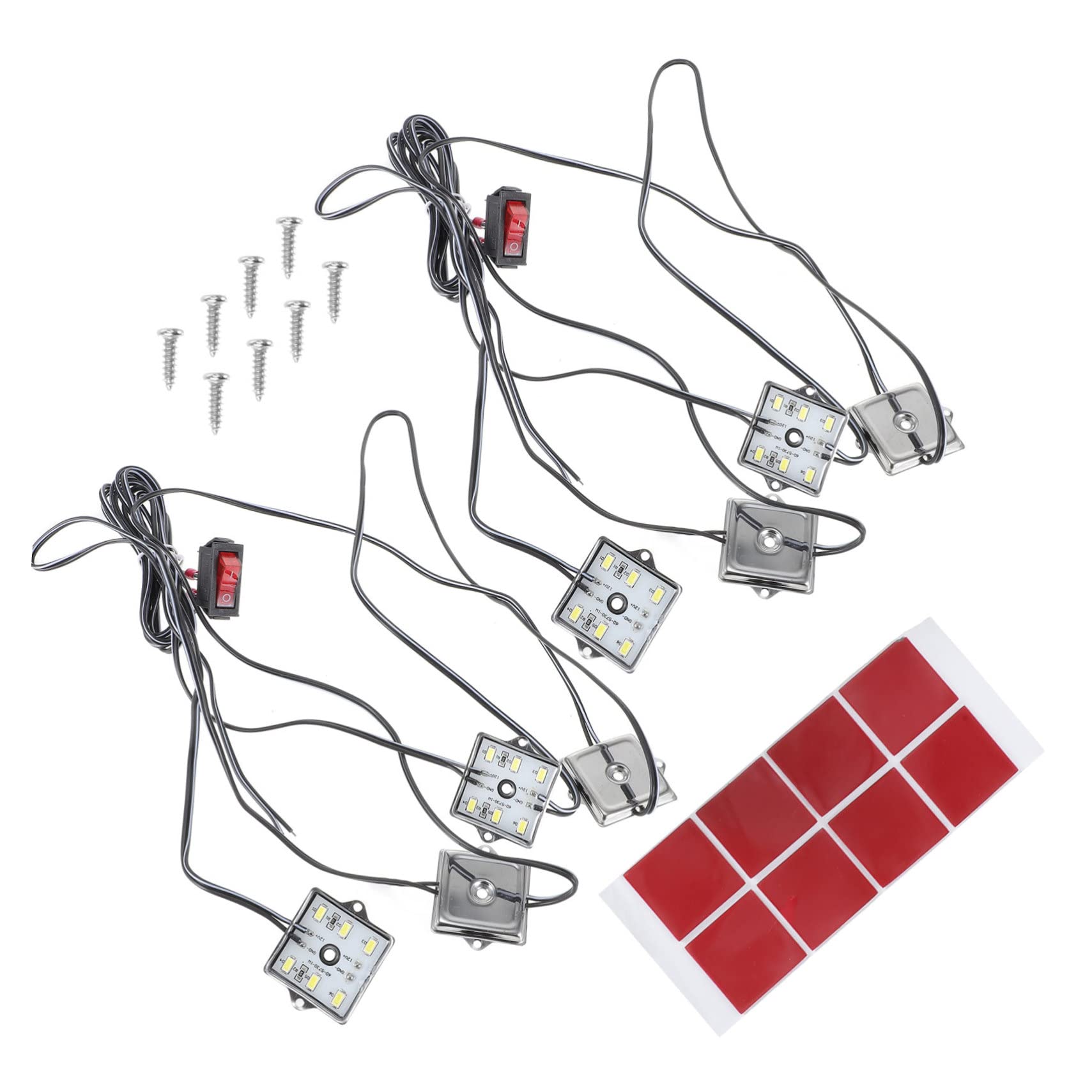 ABOOFAN 48 Volt LED Interior Car Light LED Showcase Light for Trailers Rvs and Boats Durable Lighting with Power Cable for Practical Use