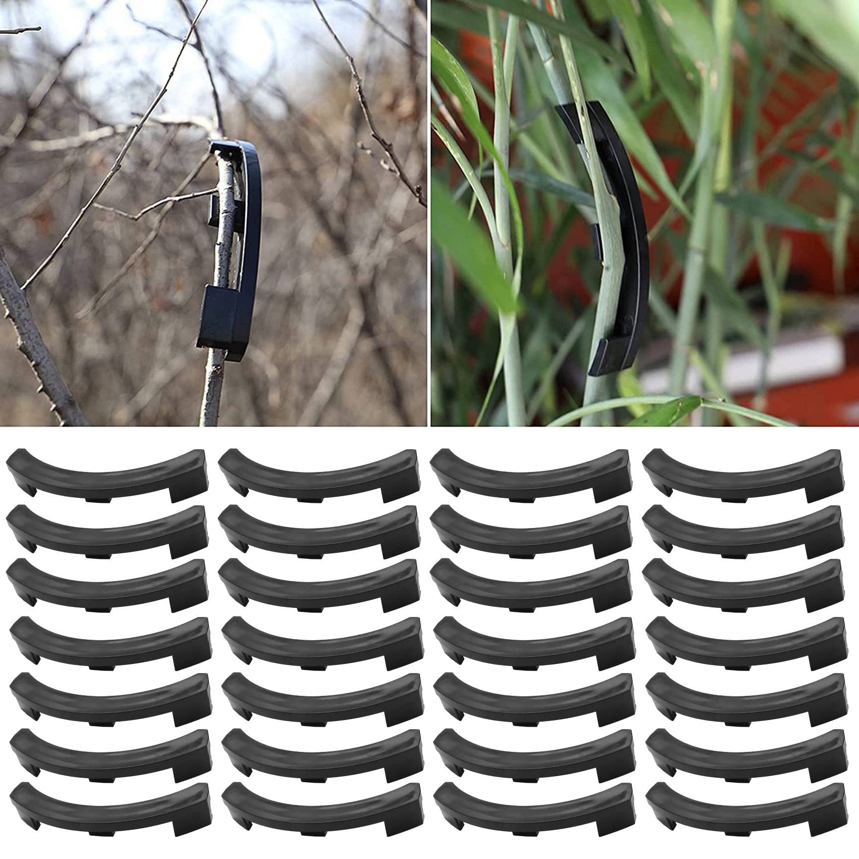 40 Stück Obstbäume Form Zweig Pinzette zum Biegen von Pflanzen Trainer Bonsai Form Zweig Klemmen Biegen Werkzeug