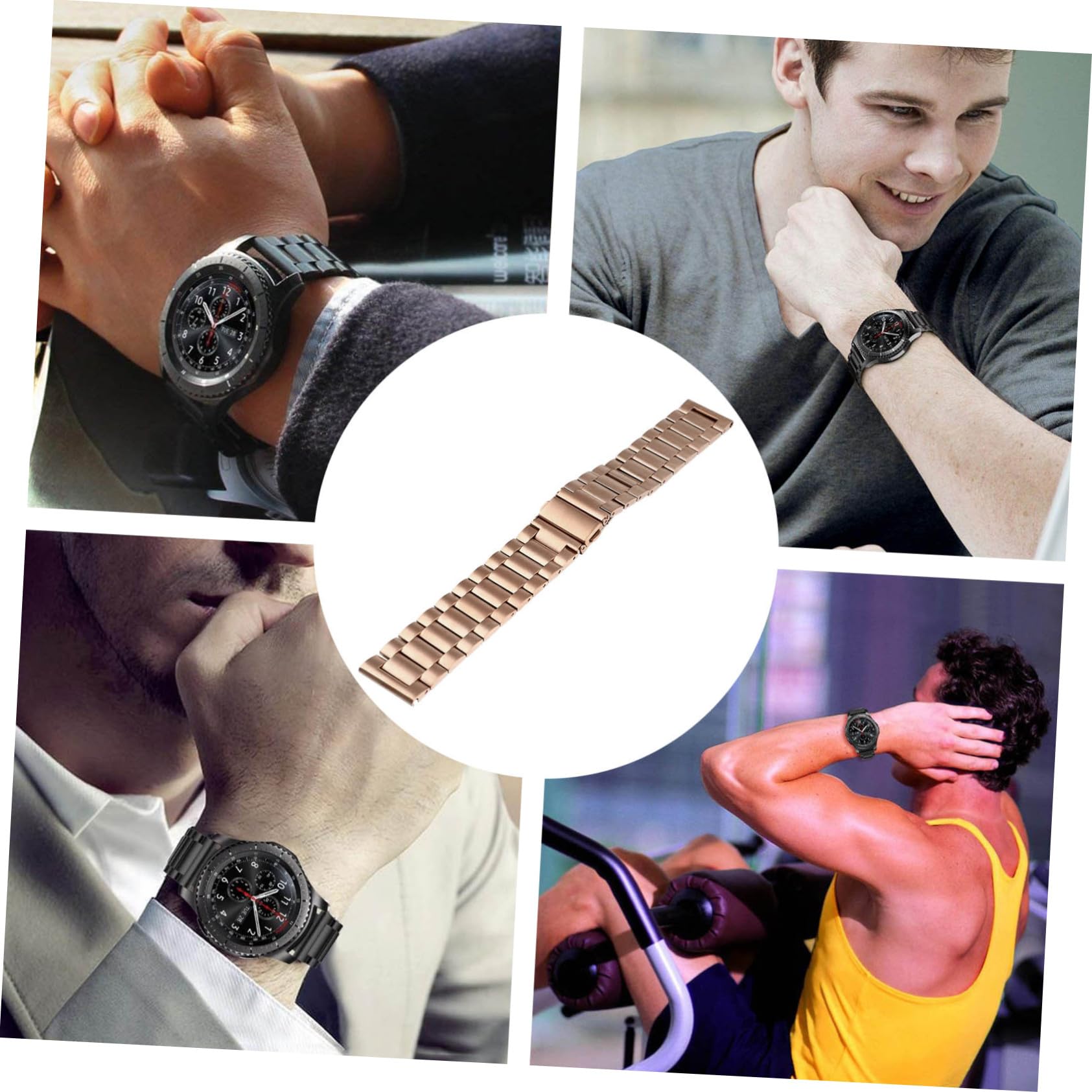 Uonlytech 3pièces Bracelet Pour Montre Gen Élégant Et Confortable Pour Toutes Occasions
