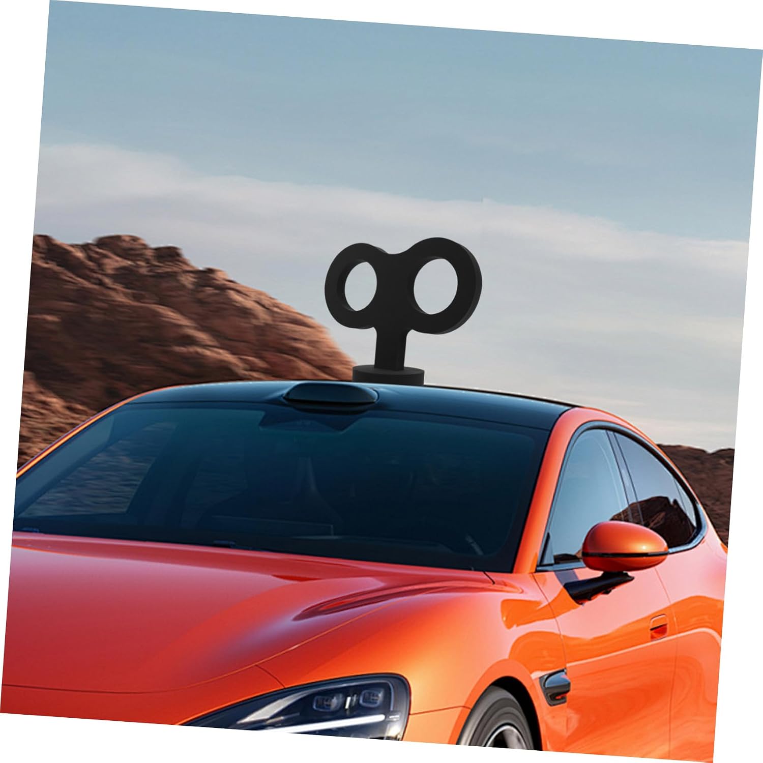 New Car Roof Decorations Car Roof Ornament 3D Wind up Key Decorative Accessory DIY Vehicle Ornaments image 4