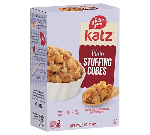 Katz Gluten Free Mezcla de relleno lisa sin sabores, colores ni conservantes artificiales, sin lácteos, sin soja, sin nueces, kosher, paquete de 1