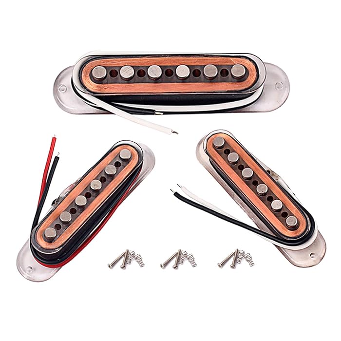 Buy LAMSAM Strat Style Electric Guitar Pickup Set, Single Coil Pickups