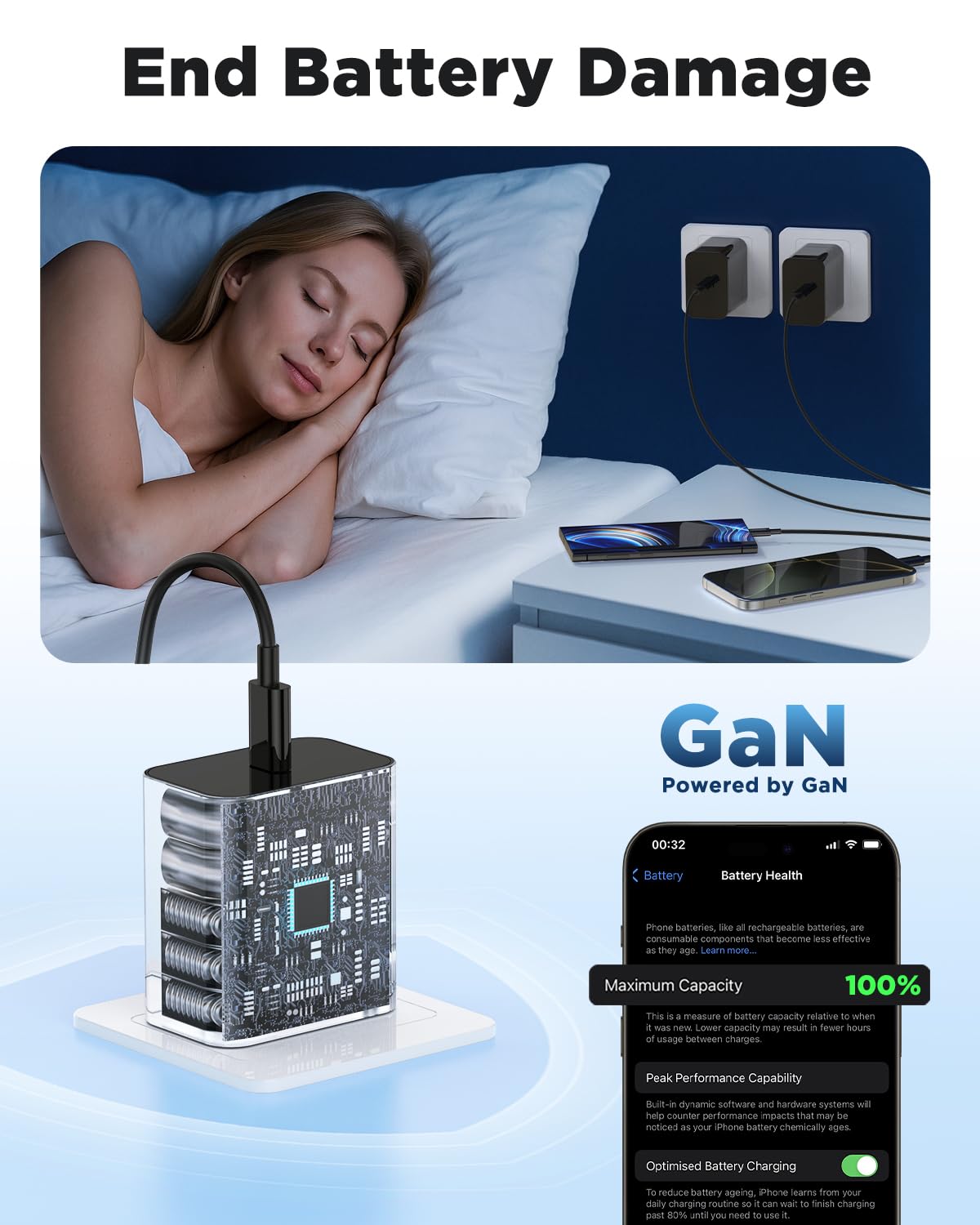Confezione da 3 caricabatterie super veloci tipo C 3 m, caricabatterie USB C per telefono Android, blocco di ricarica rapida con cavo di ricarica Ertra lungo tipo C per Samsung Galaxy S25/S25 Ultra