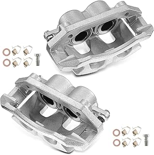 A-Premium Front Disc Brake Caliper Assembly with Bracket Compatible with Select Dodge, Ram and Chrysler Models - Ram 1500/Dakota 2009-2010, Durango/Aspen 2007-2009, 1500 2011-2017, Dakota 2011