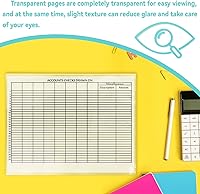 Vista 5 de 100 Pack No Holes Sheet Protectors,8.5" x 11", Letter Size Heavy Duty Clear View Page Protectors Without Holes,Top Loading Clear Paper Sleeves