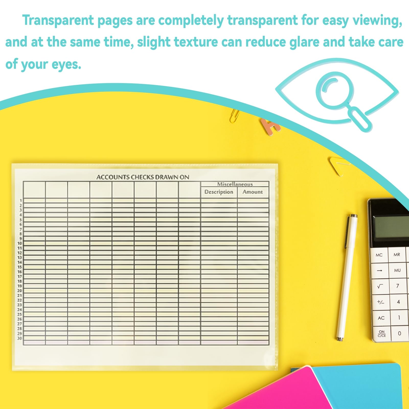 VOKOY Paquete de 100 protectores de hojas sin agujeros, 8.5 x 11 pulgadas, tamaño carta, protectores transparentes resistentes sin agujeros, protectores de papel transparente para obras de arte