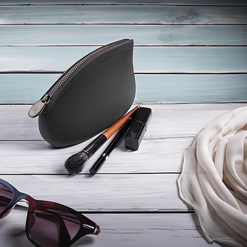 Miniatura 5 de Pudinbag - Neceser pequeño para maquillaje, de silicona, impermeable, para mujer, 10 colores