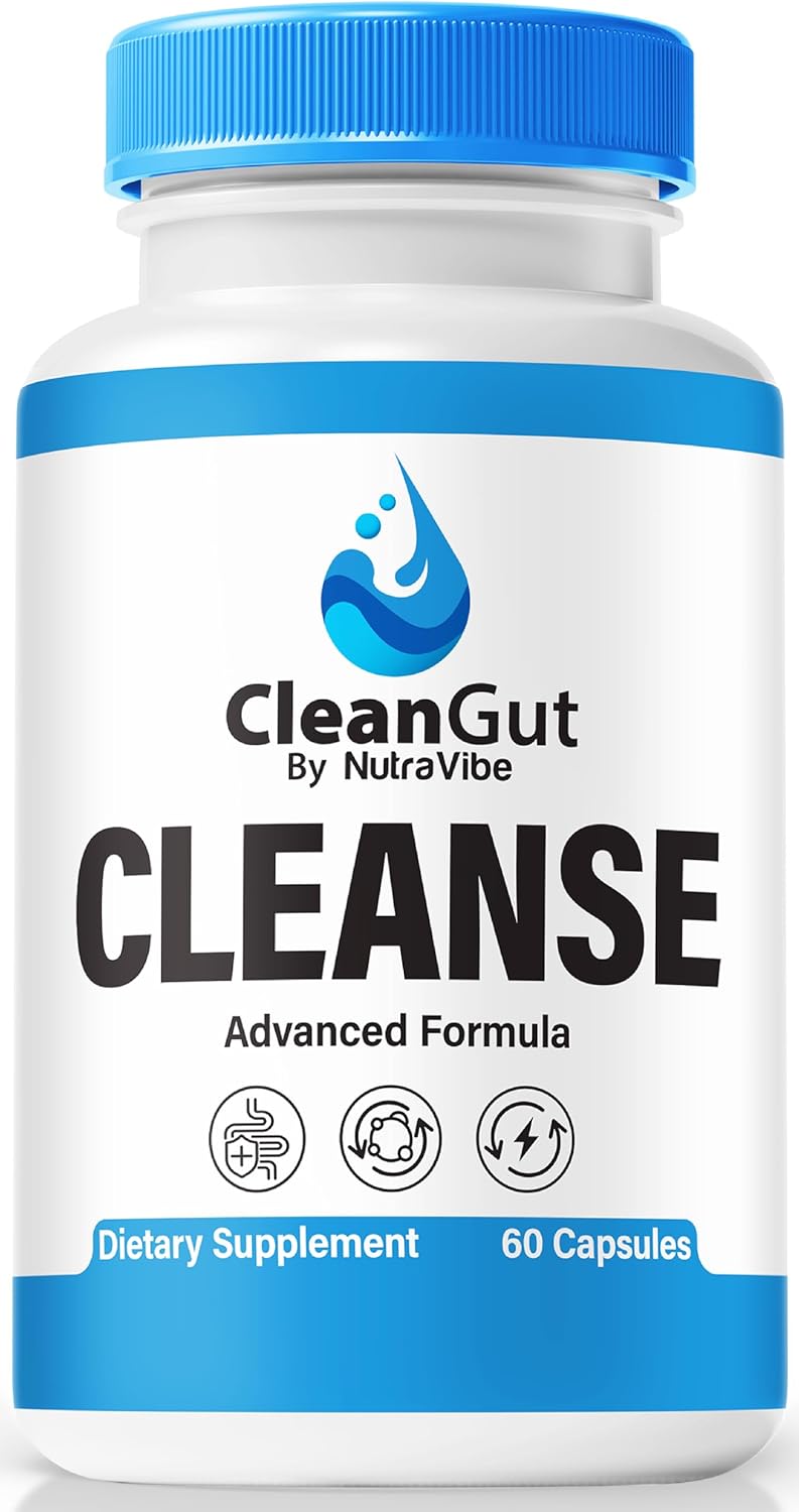 Clean Gut Capsules, Official CleanGut Pills for Women, All-Natural Formula to Support Gut Health and Digestive Well-Being, Premium Clean-Gut, Pastillas Review (60 Capsules)