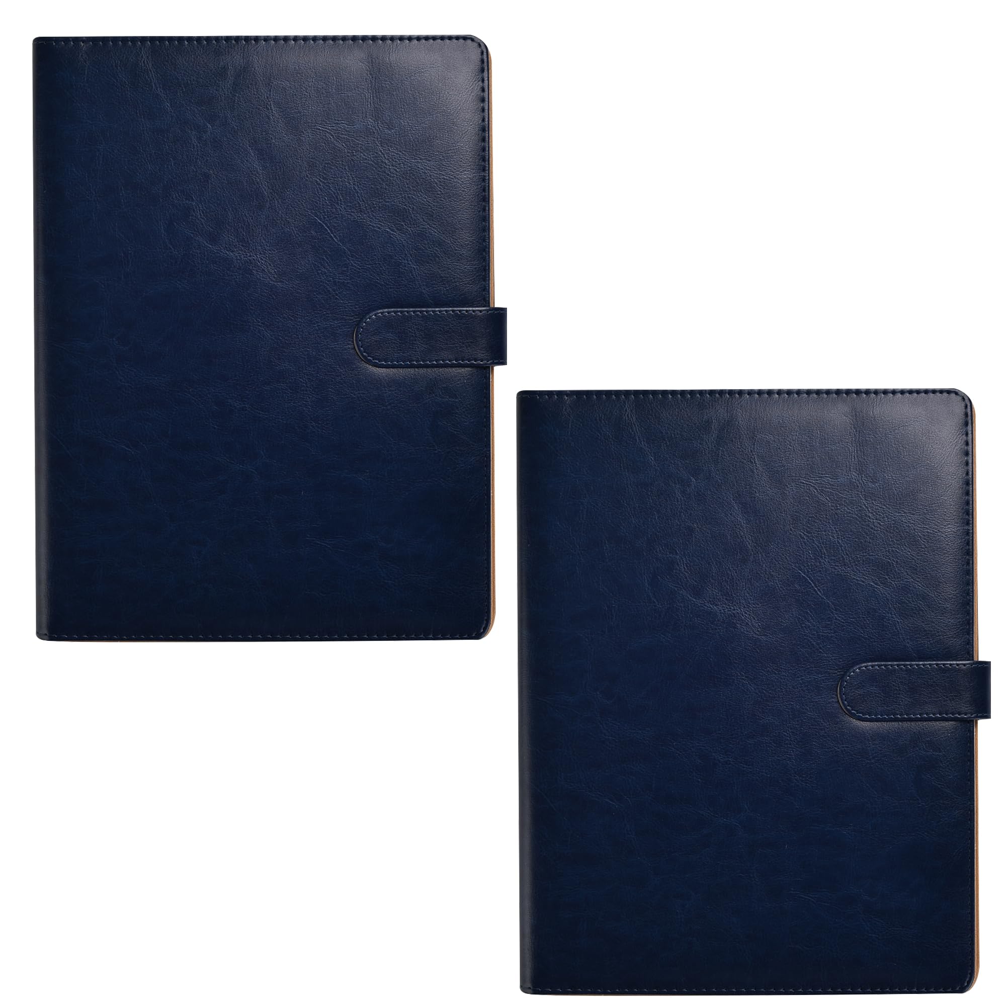 Arpan A4 Portfolio Case, Executive Business Document Organizer with Clipboard & Pad,Card Holder for School Office Conference (Blue - Pack of 2)