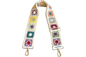Chic Crochet Flower Purse Strap: Elevate Your Bags with Bohemian Charm