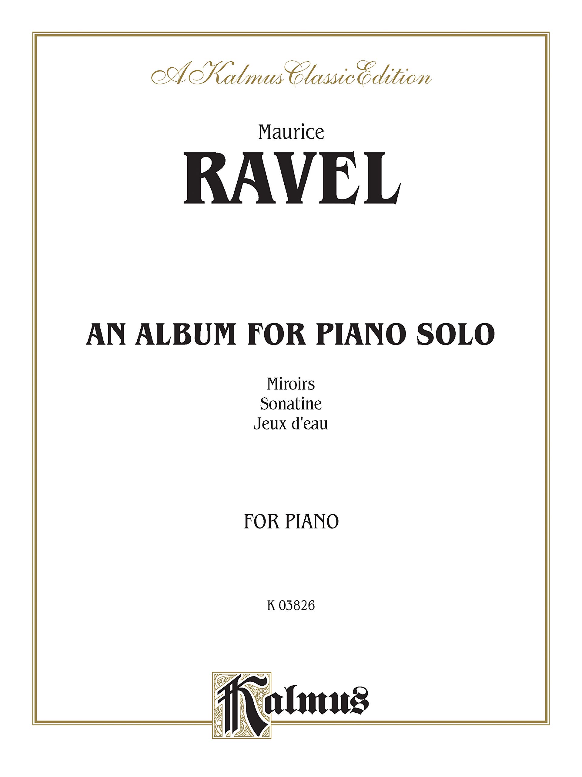 Ravel Album Musique de Salon Ambiance Relaxante et Apaisante
