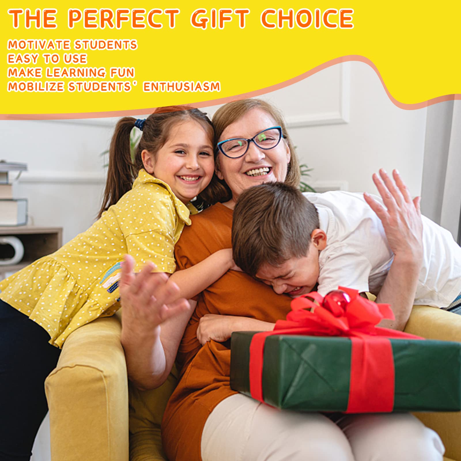 SQAQS Lehrer Stempel Set - 12 Stück Belohnungsstempel Für Kinder