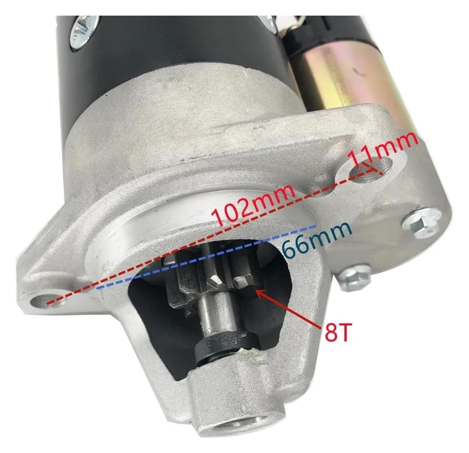 Motorino Di Avviamento Per Moto Per Yanmar 192F 12V 8T Generatore CCW Diesel Motorino Di Avviamento Motor Boot Starter Motore d'avviamento