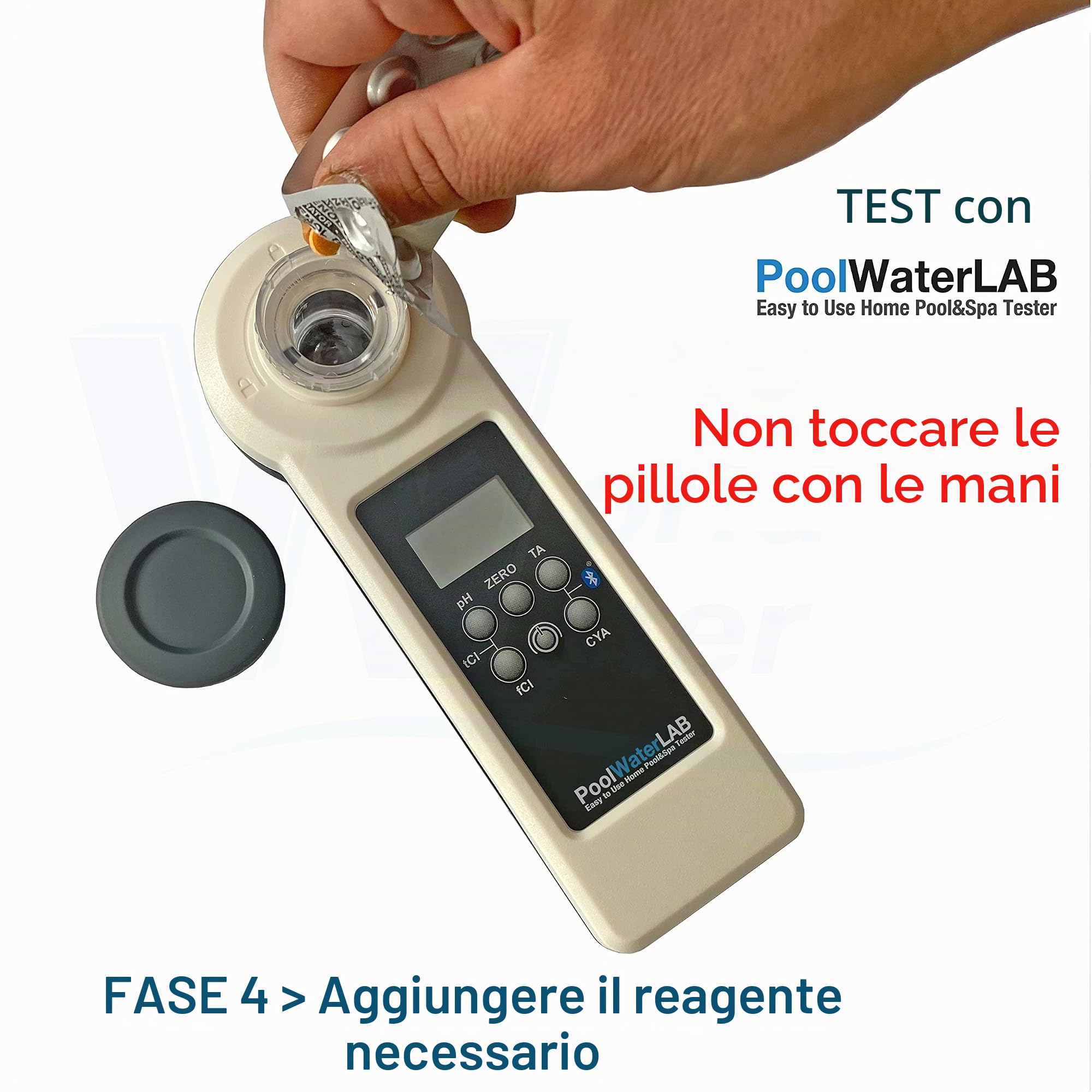 PoolLab 9 in 1, Analizzatore per acqua della piscina