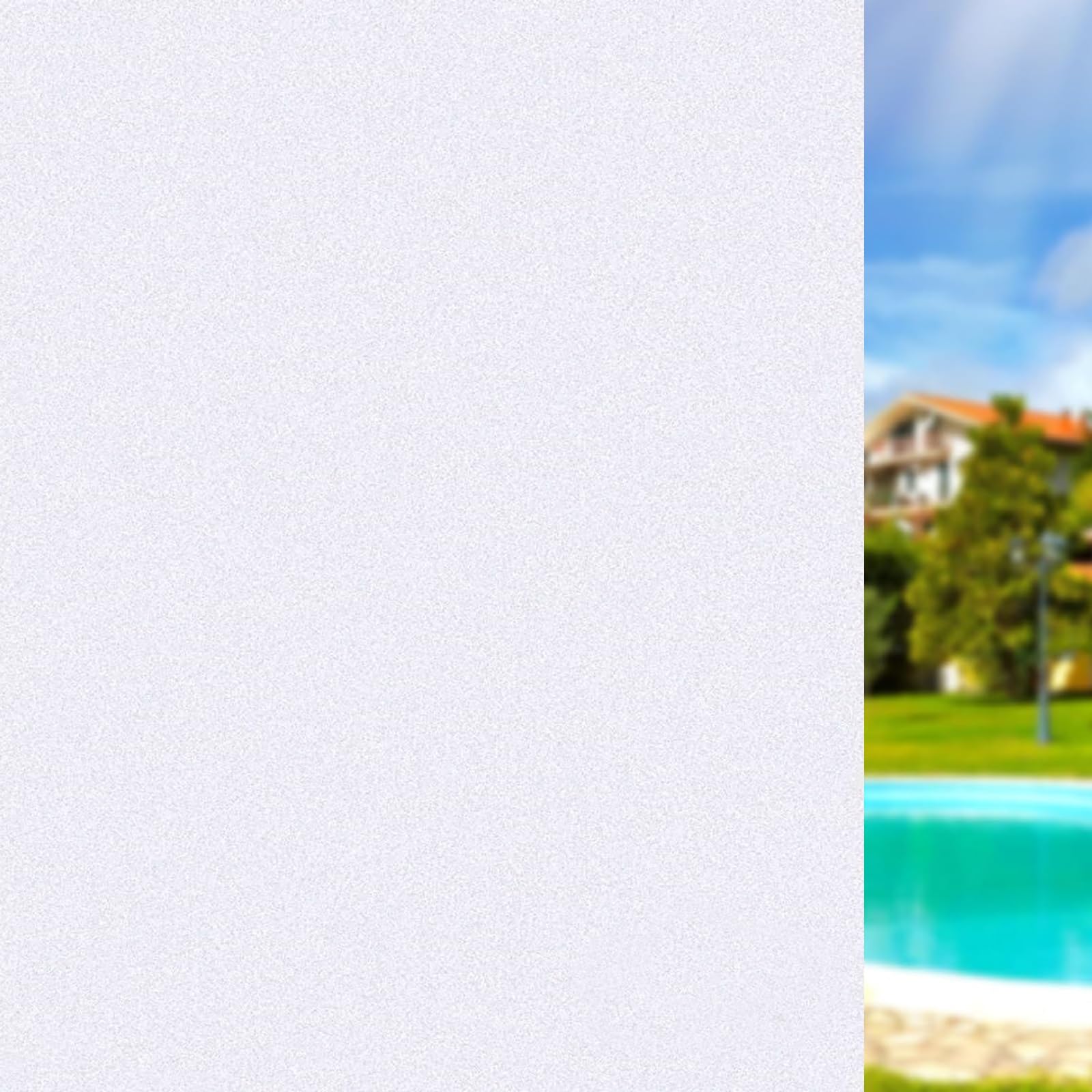Privacy Film for Glass Windows Frosted 50 x 200 cm(20 x 79inch) No Glue Heat Reflective Sticker, Static Cling Removable Without Glue Or Residue for Home Office, White frosted