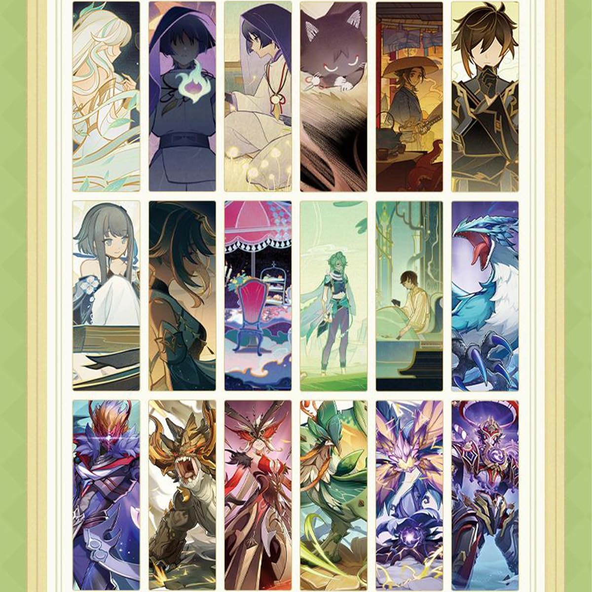 G-I 2025 Official Illustration Original Merch Collection Set Vol.3（Game Version 3.0-3.8） (Vol.3)