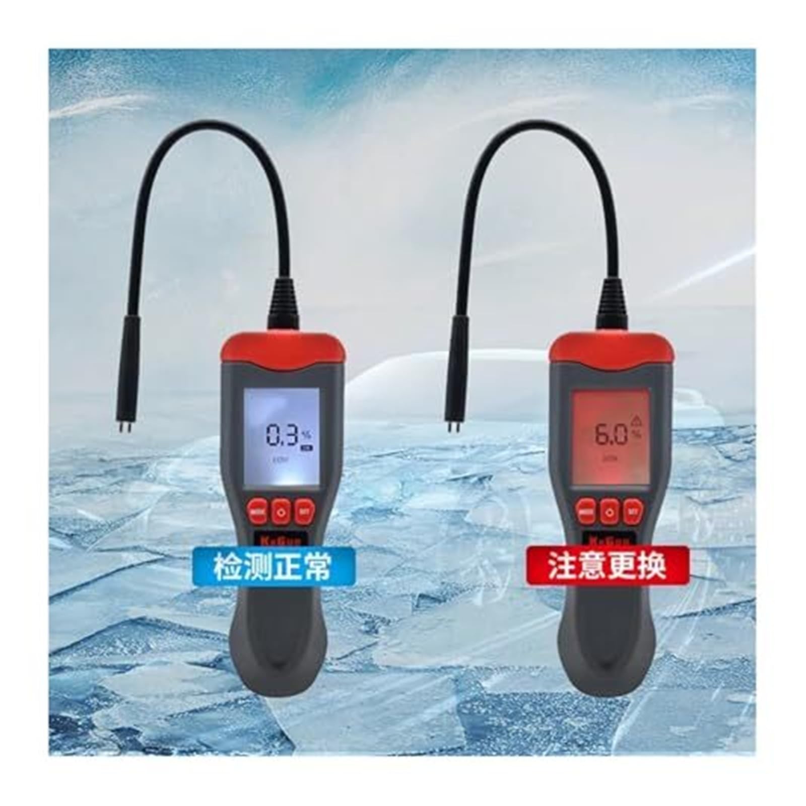 Tester del liquido dei freni Rilevatore dell'olio con display digitale for il rilevamento contenuto di umidità