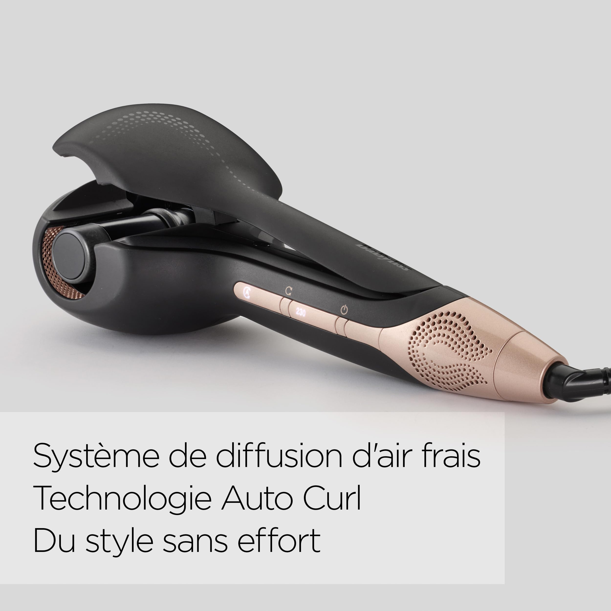 BaByliss Wave Secret Air Fer à Friser À chaleur Noir 2,5 m