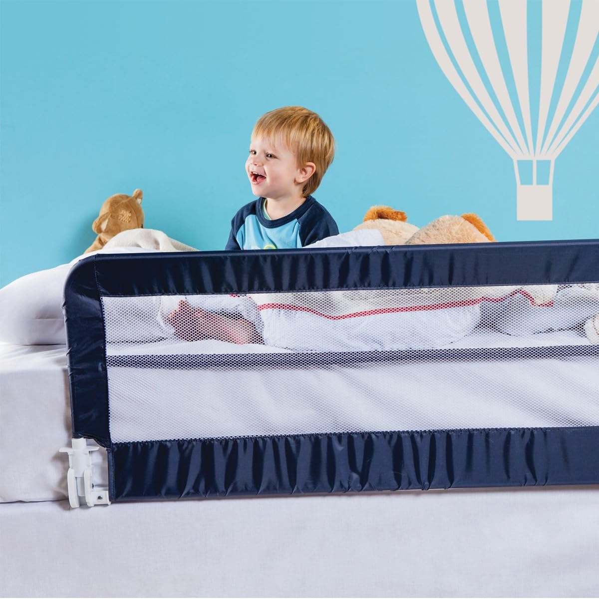 Dreambaby Harrogate łóżko szyna, niebieski granatowy