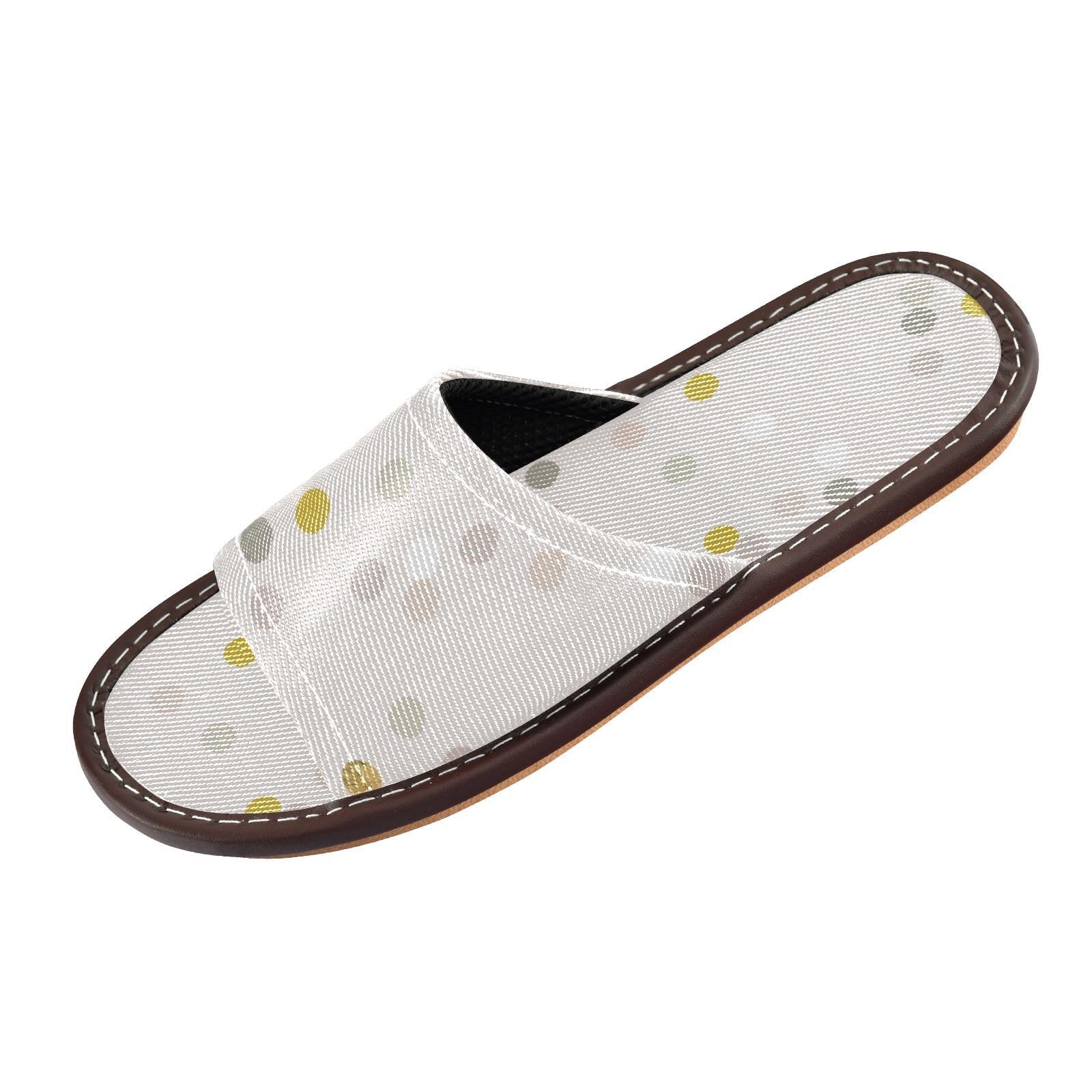 GuoChe Slip-on Home Shoes Indoor and Outdoor Summer Cute Spa Shower Slippers for Travel, Pool, Party