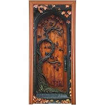 Burbuja Halloween Decoration - Stretch Fabric Backdrop Door Porch Covers for Home Party Holidays, 35x79 in