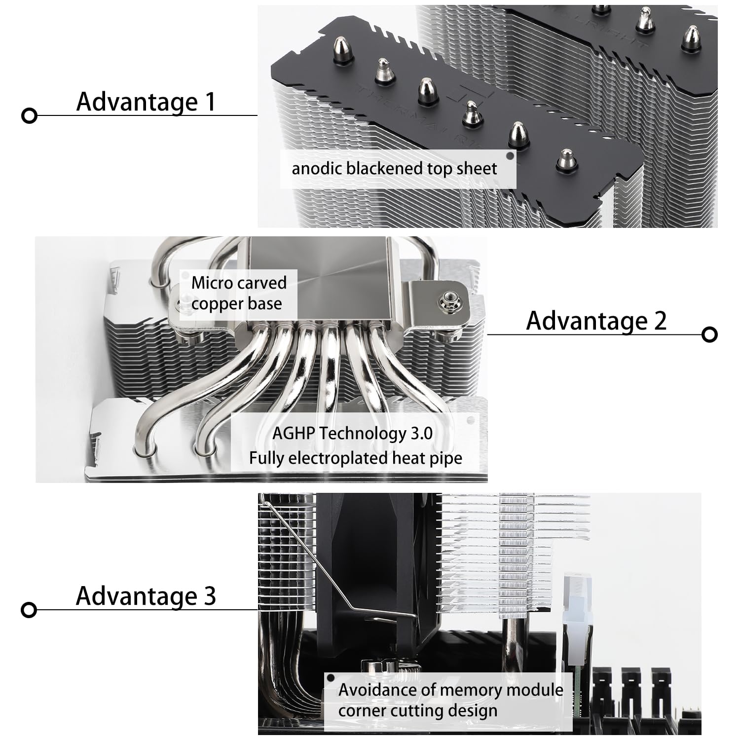 TR-Thermalright Peerless Assassin 120 SE CPU Air Cooler, Dual Tower e ventola con 6 tubi di calore, ventola PWM TL-C12C da 120 mm con 1550 giri/min, per AM5/AM4, Intel lga1851/1700/1150/1151/1200