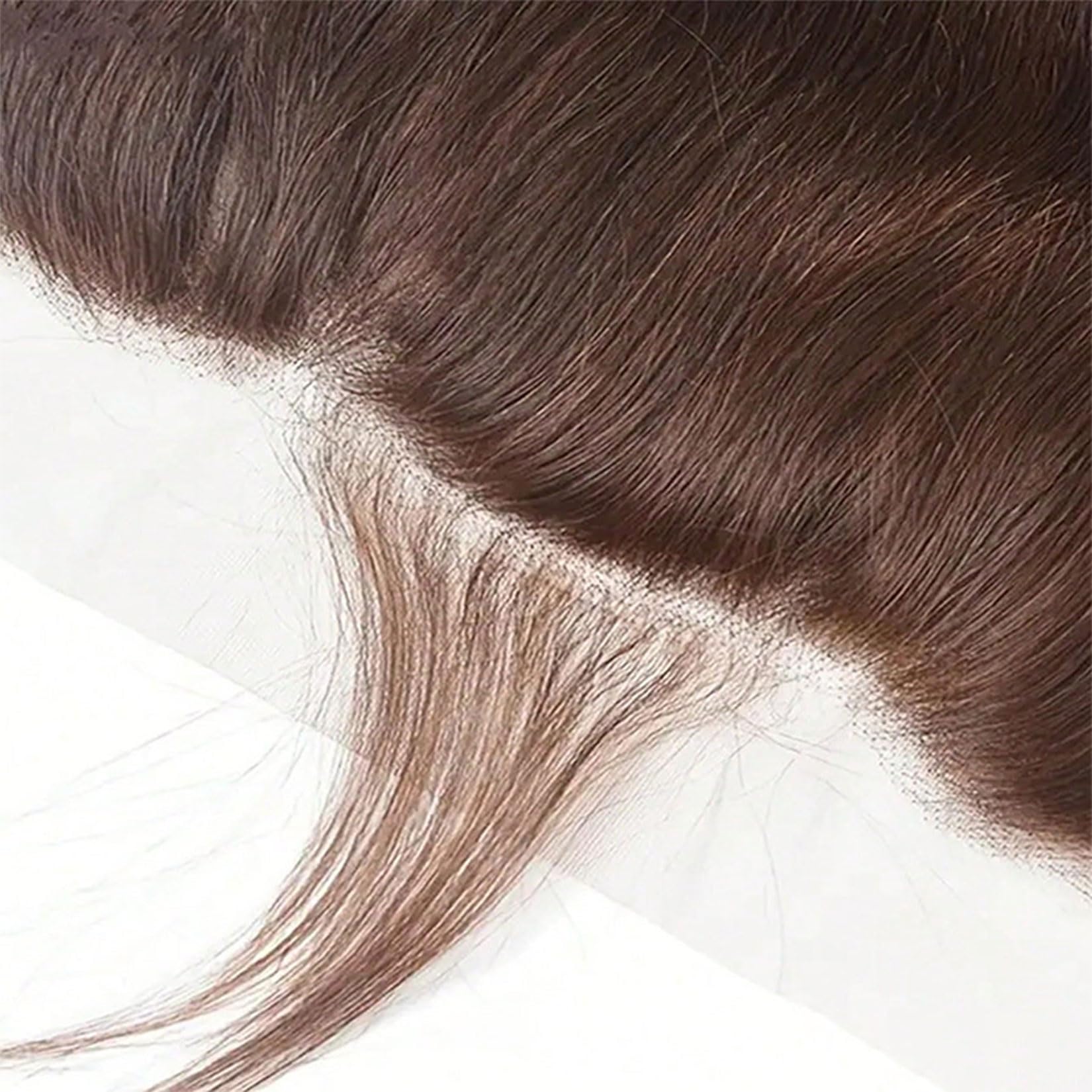 Chocolade Brown Diritto 13X4 Chiusura in Pizzo HD Frontal Part,8inch