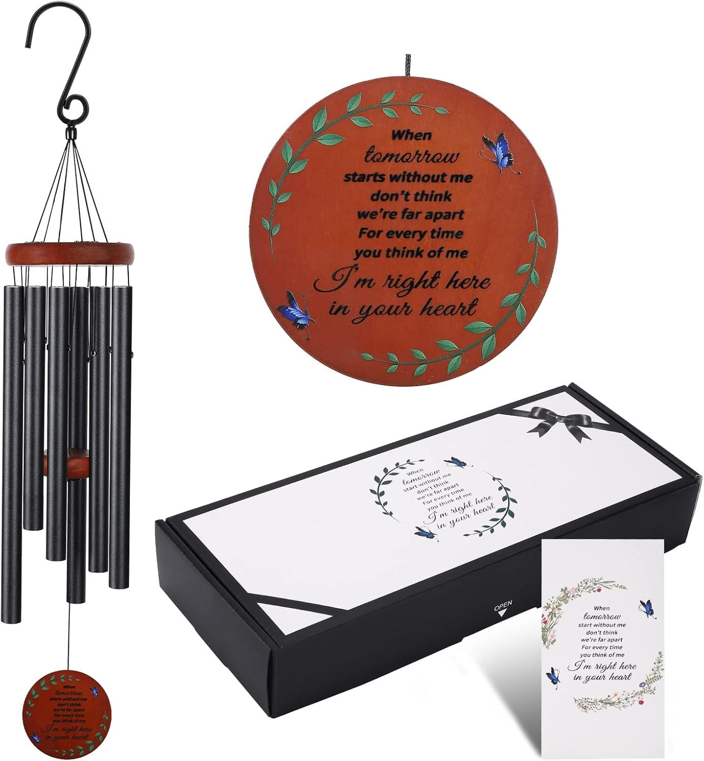Sympathy Wind Chimes,Memorial Wind Chimes for Outside