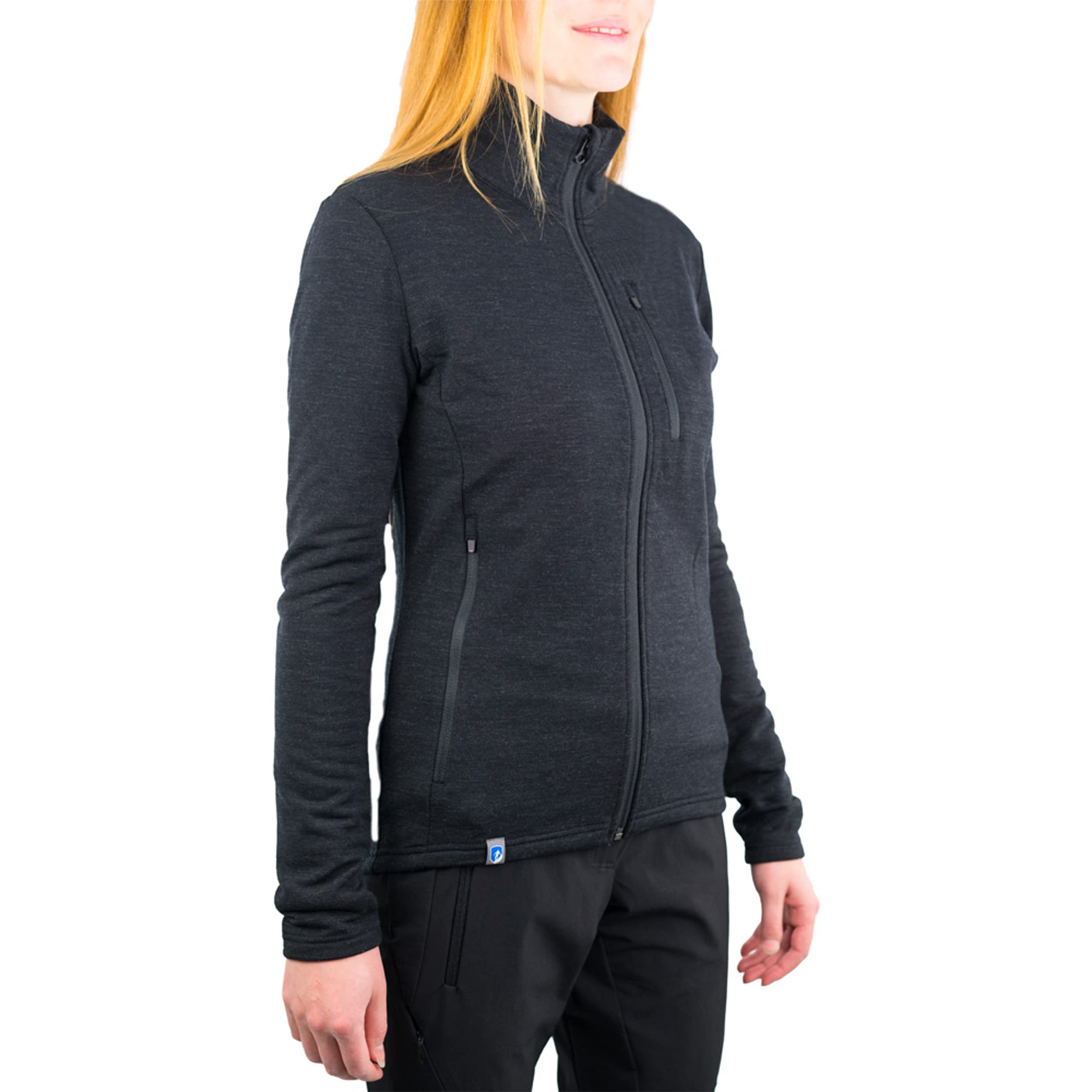 ALPIN LOACKER Chaqueta mujer de lana merino 270 g/m² - la chaqueta polar mujer,chaqueta deportiva mujer termica