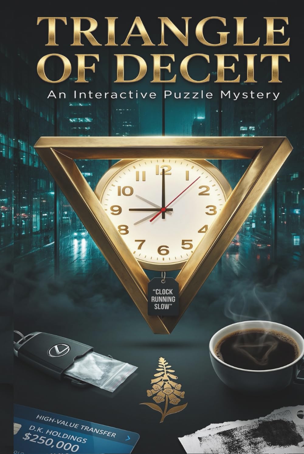 Triangle of Deceit: An Interactive Murder Mystery Puzzle: Solve The Logic of Time And Betrayal You Are The Jury, A Courtroom-Style Mystery Where Time Is the Weapon