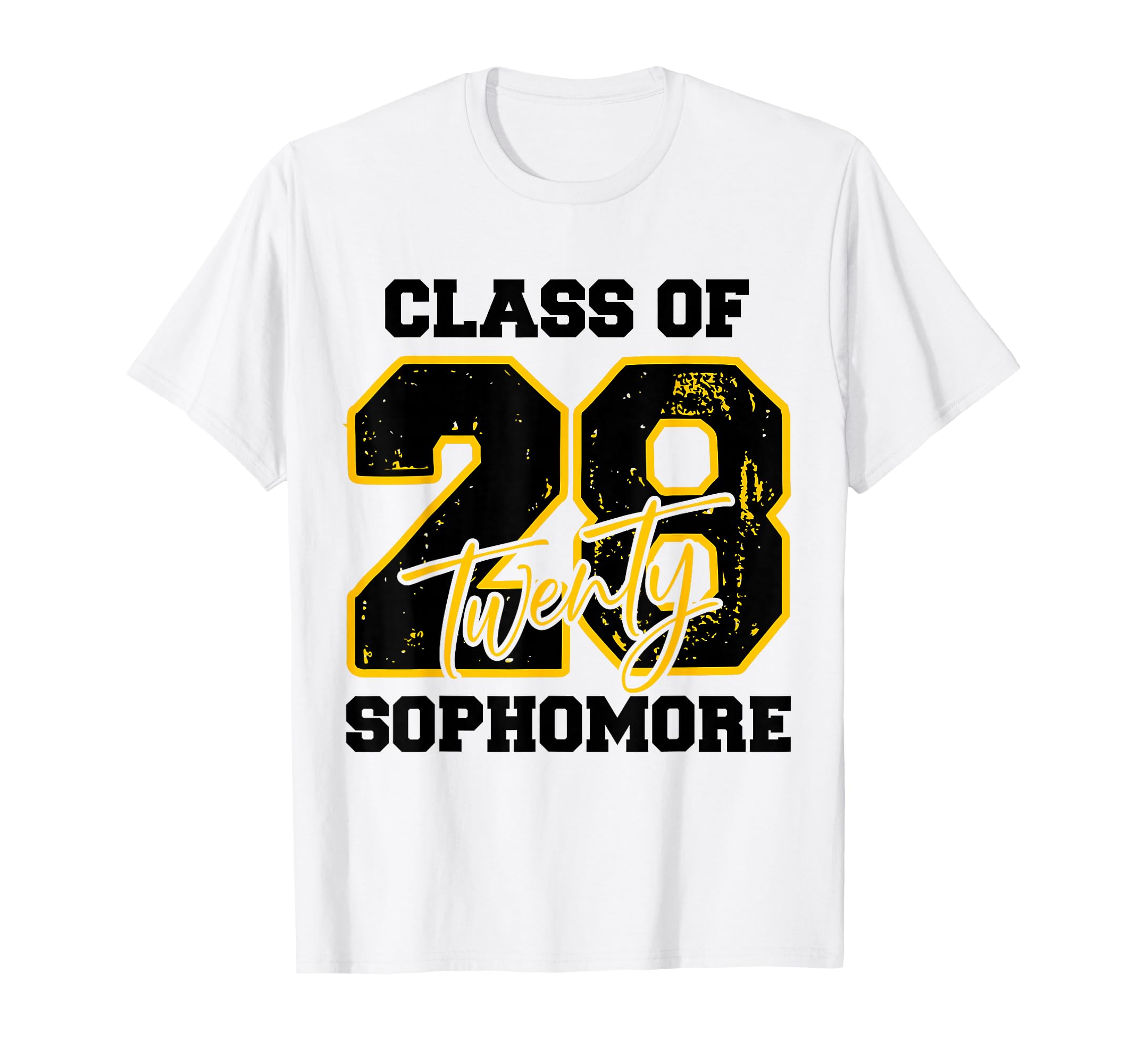Class of 2028 Sophomore High School Back 2 School 10th Grade T-Shirt