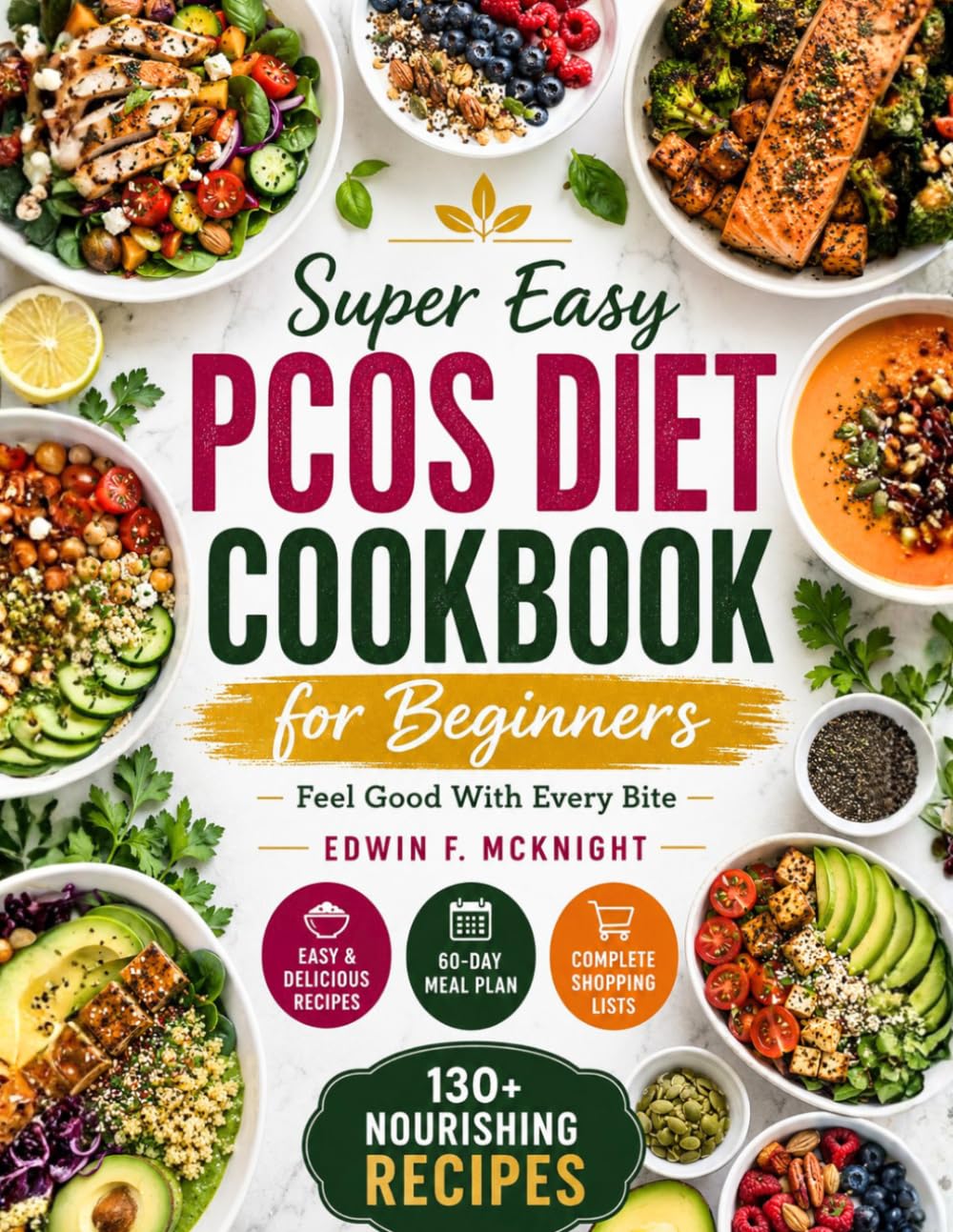 Super Easy PCOS Diet Plan Cookbook for Beginners: Delicious Recipes & Easy Meal Plans for Balanced Eating