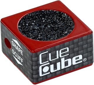 Cue Cube Pool Billiard Cue TIP Tool 2 in 1 Shaper Scuffer Nickel or Dime Radius Choose Your Color (Nickel (.418