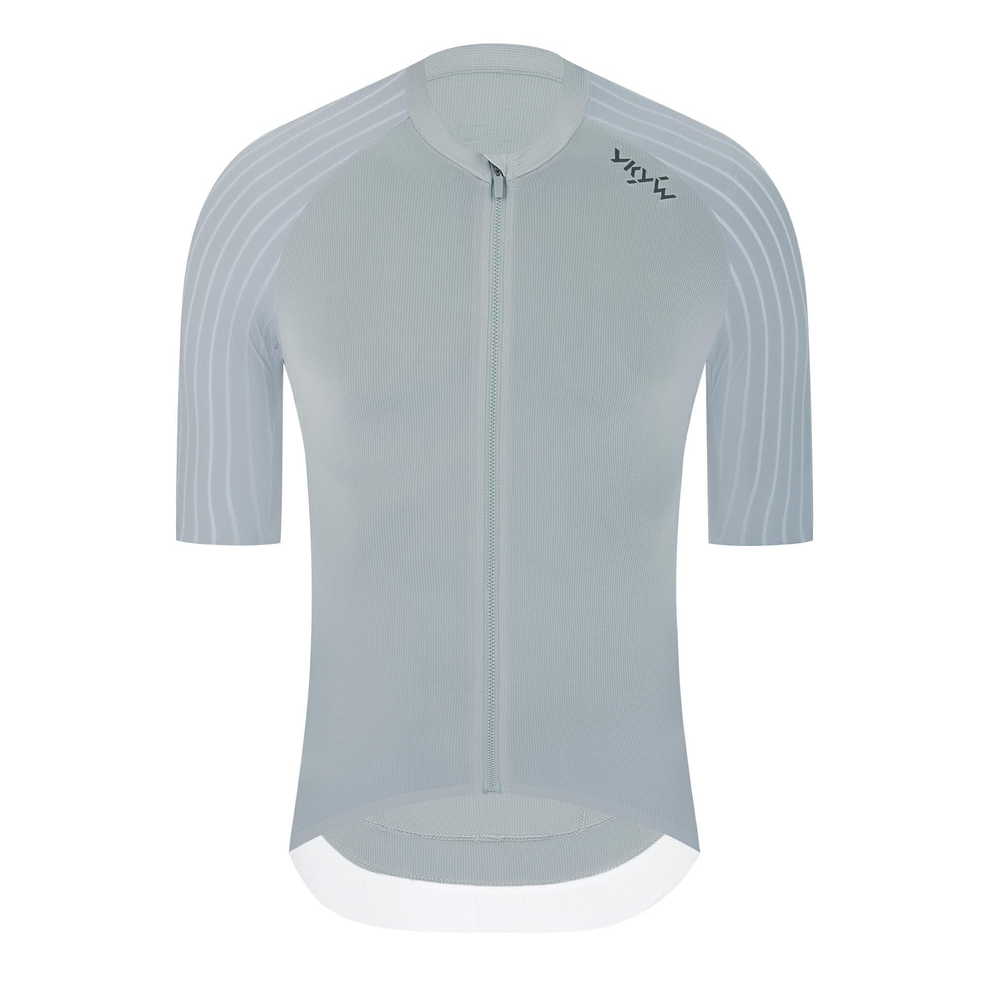 YKYWBIKE Cycling Jersey Men Aero Race Fit, Road Bike Jersey Short Sleeved Moisture Wicking, Breathable,Zip Pocket,UPF50＋